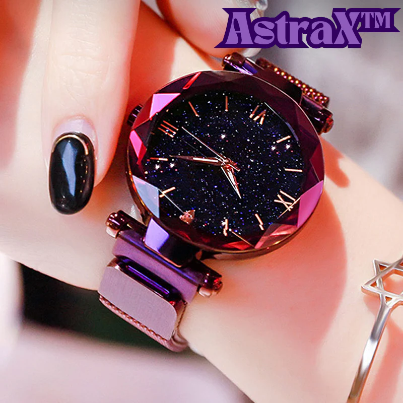 AstraX⢠- Magische Sternenedelstein Uhr