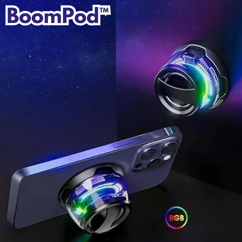 BoomPod⢠- Mini magnetischer Bluetooth-Lautsprecher
