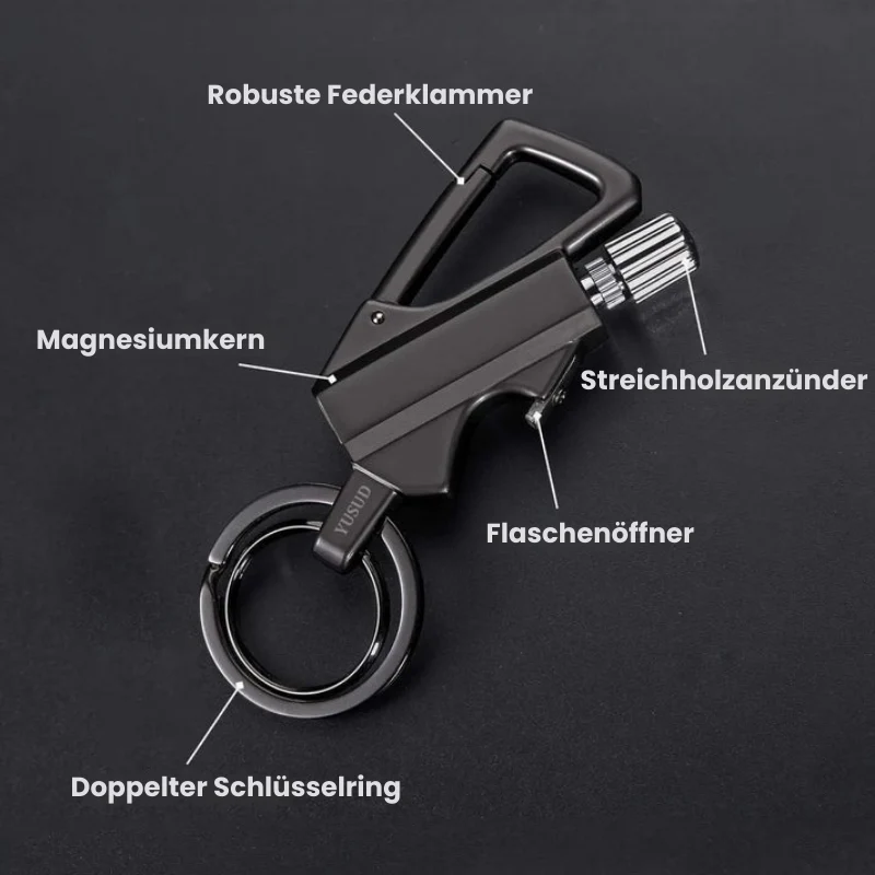 FireNix™ | Winddichtes Feuerzeug Schlüsselanhänger (1+1 GRATIS) - Image 3