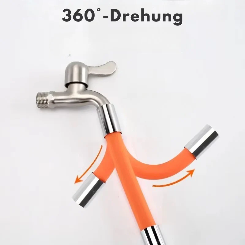 FlexiTurn™ | 360° flexibler Wasserhahn-Verlängerungsschlauch (1+1 GRATIS) - Image 3