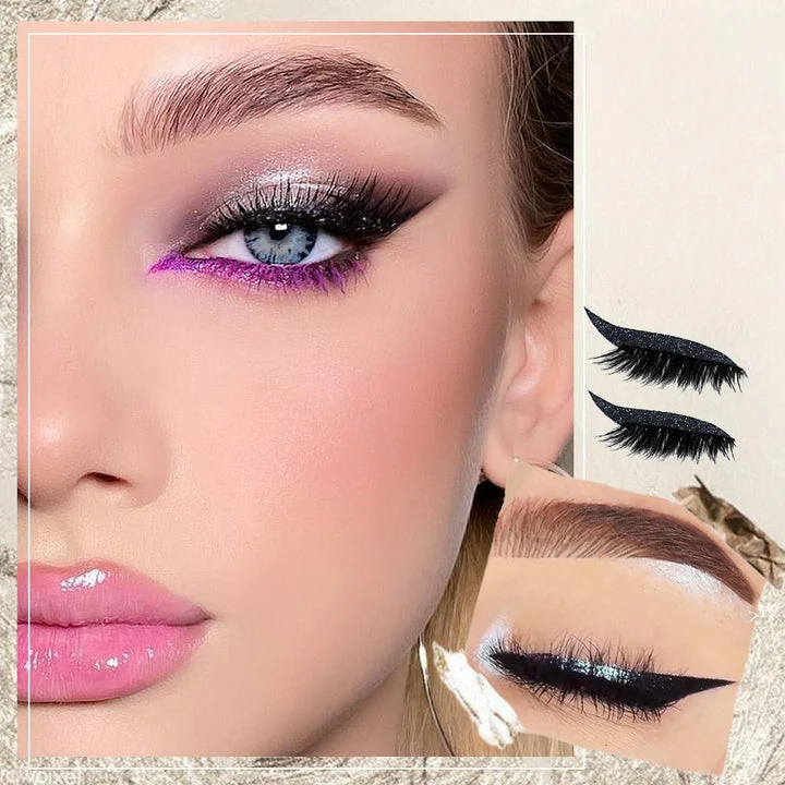 GlitzGrip™ - Wiederverwendbare Wimpern Eyeliner-Aufkleber - Image 2