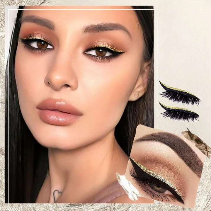 GlitzGrip™ - Wiederverwendbare Wimpern Eyeliner-Aufkleber - Image 3