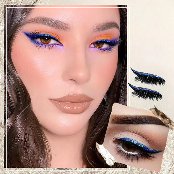 GlitzGrip™ - Wiederverwendbare Wimpern Eyeliner-Aufkleber - Image 4