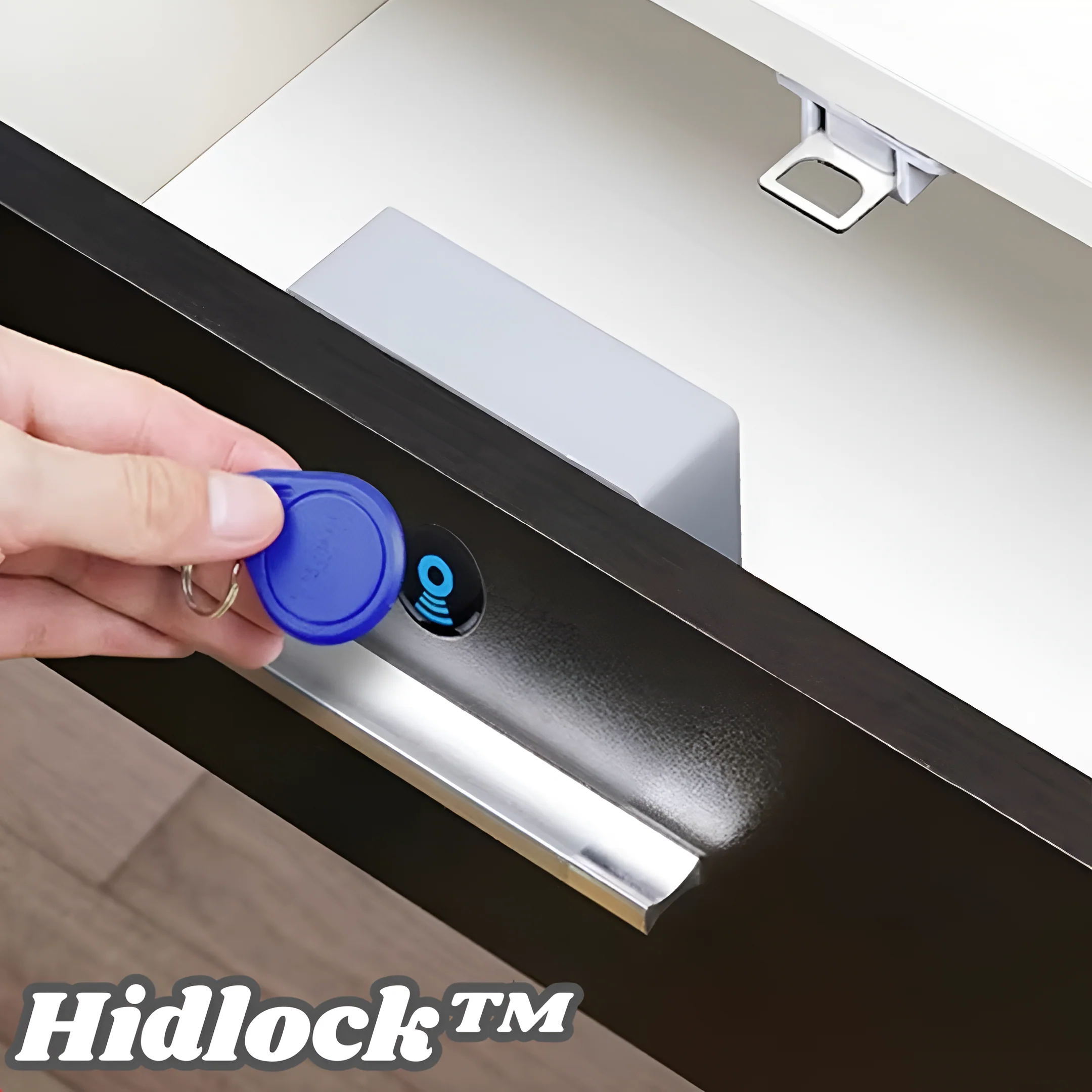 Hidlock™ - Unsichtbares Schubladenschloss