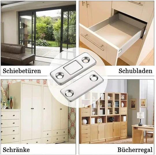InvisiLock™ | Ultradünne Unsichtbare Schranktürmagnete (4er-Satz) - Image 6