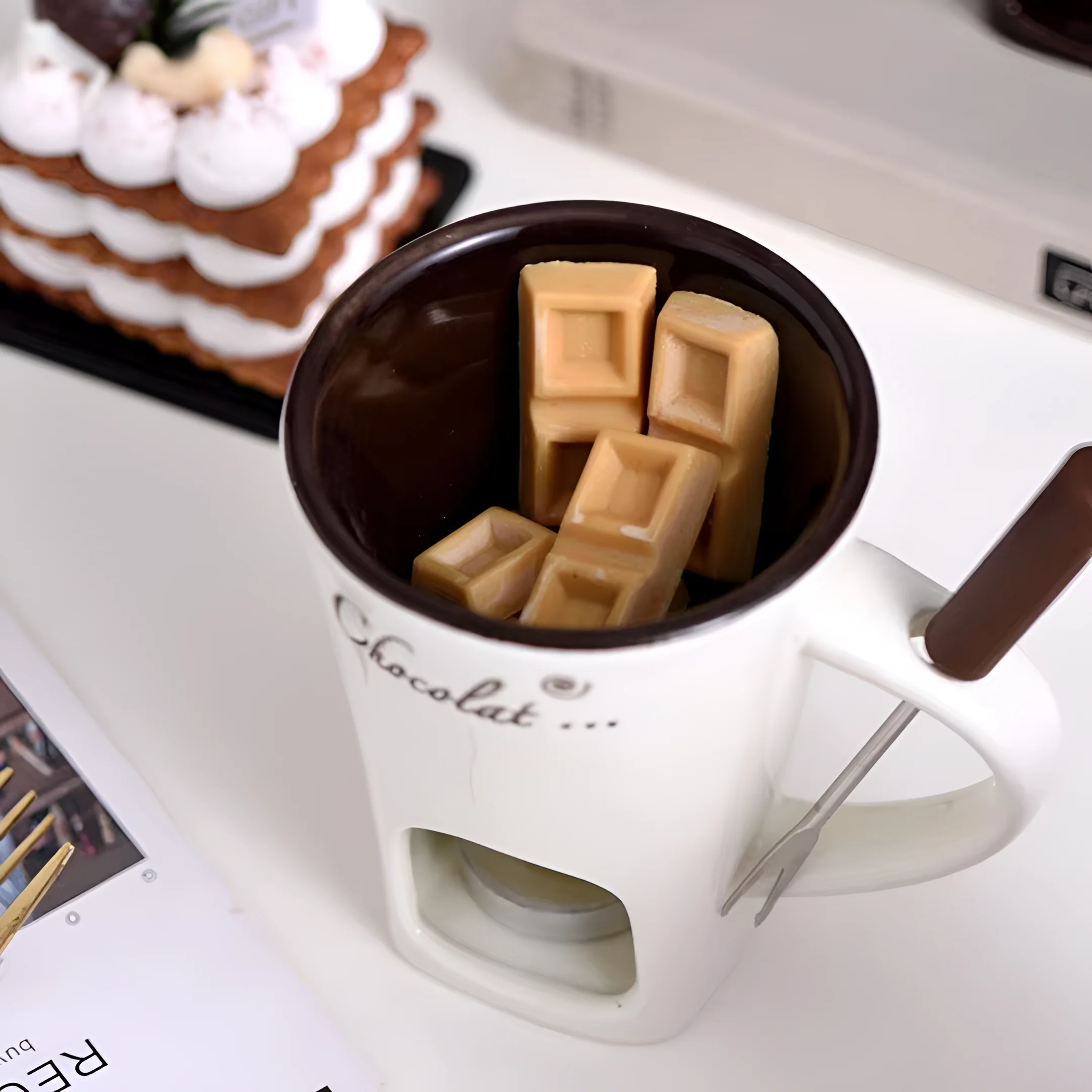 MugMelt™ - Schokolade schmelzende Keramiktasse - Image 3