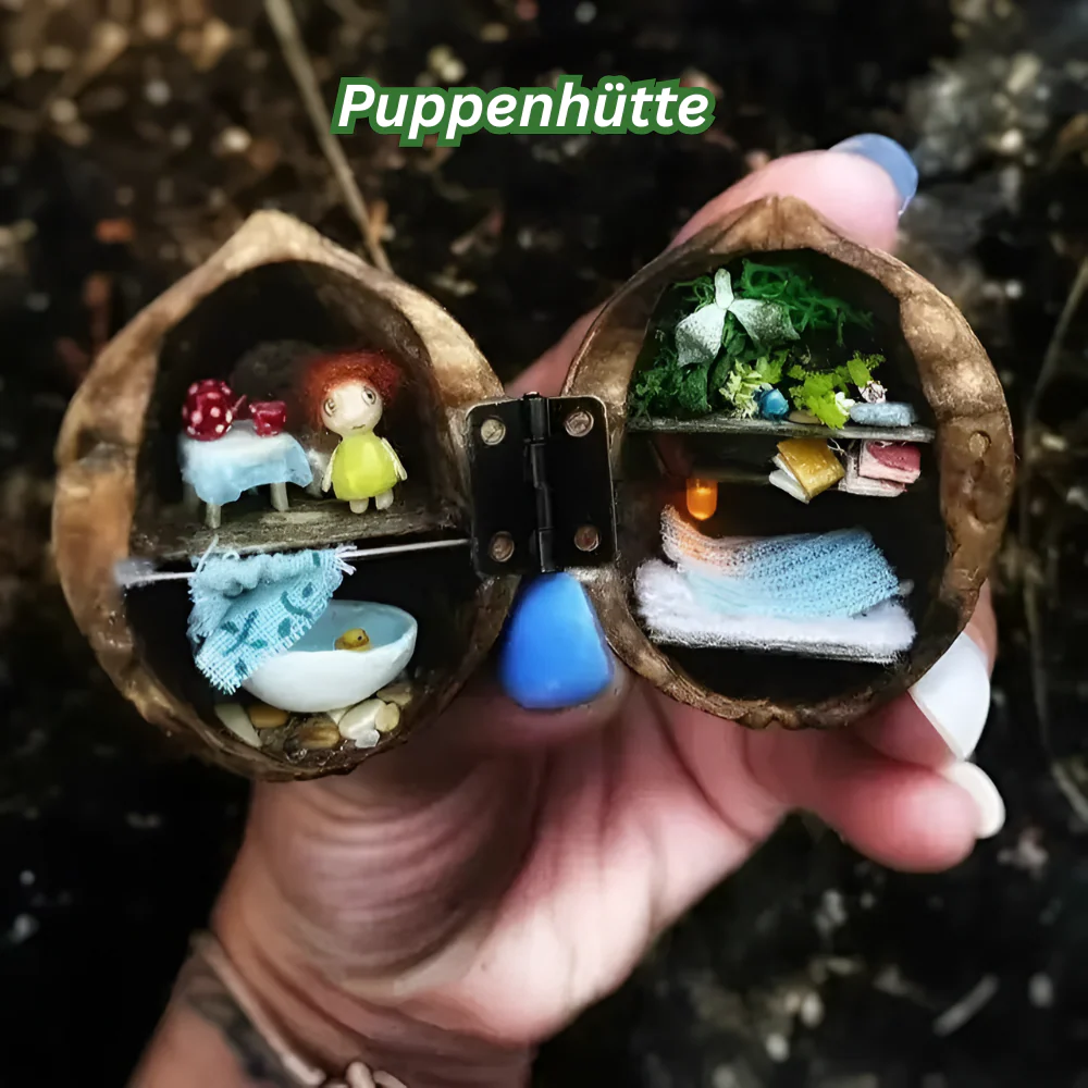 NutNook™ - Walnuss-Schalen Miniatur-Deko - Image 4