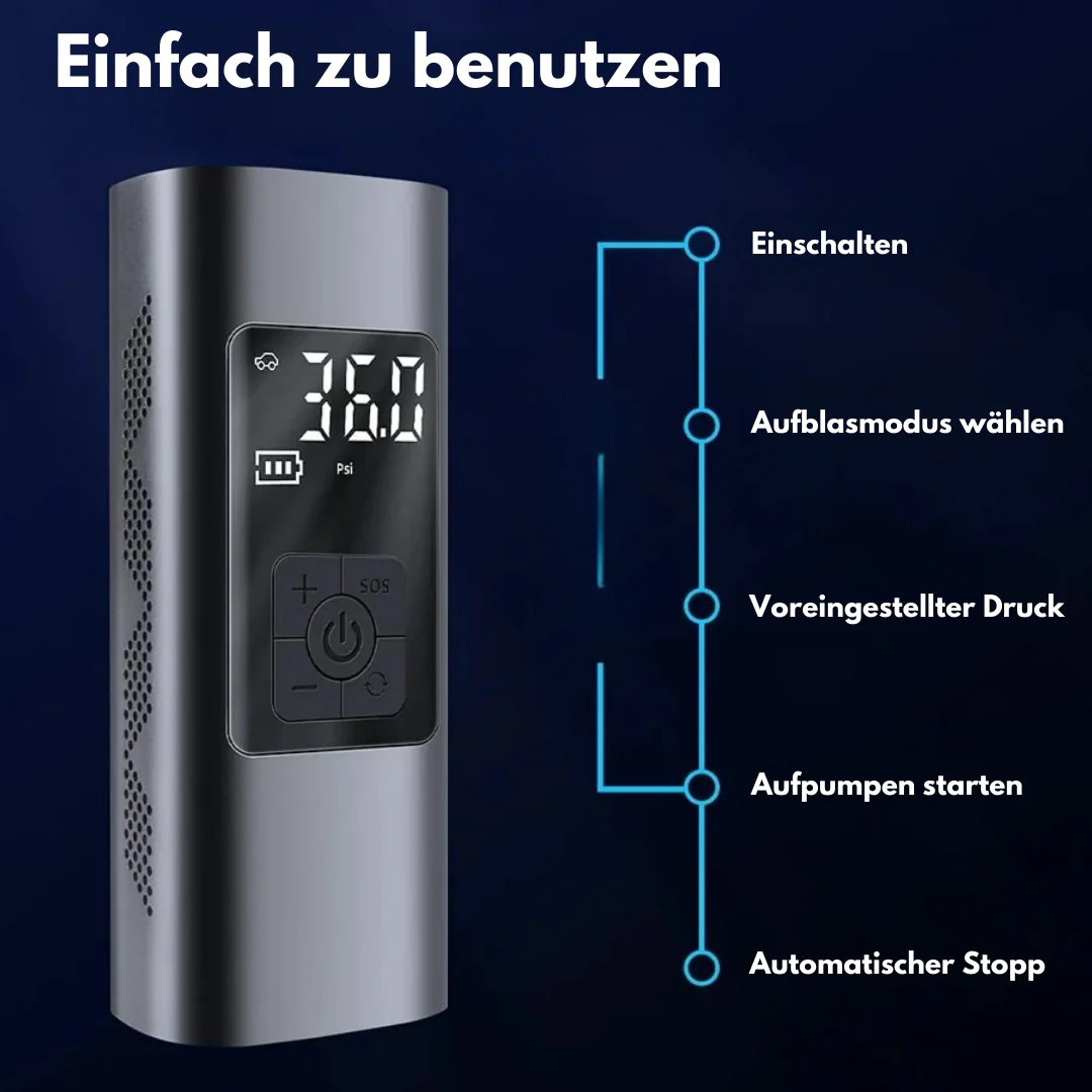 PowerPump™ Tragbare Reifenfüllpumpe - Image 6