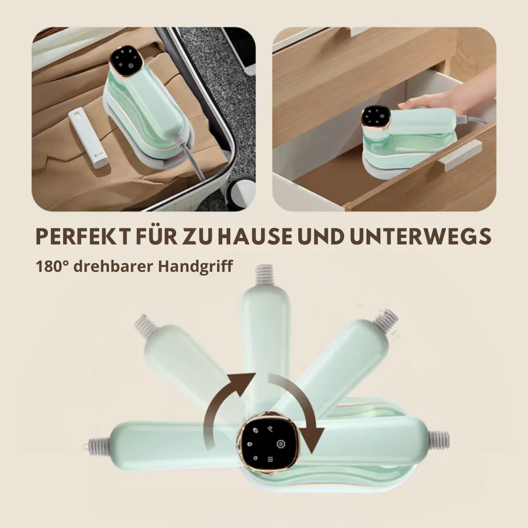 PressGo™ | Tragbarer Mini-Bekleidungsdampfer - Image 2