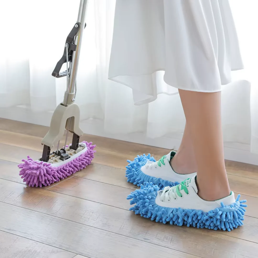 SlipMop™ - Mikrofaser-Bodenreinigungsmopp-Schuhe ( 1 +1 Gratis) - Image 4