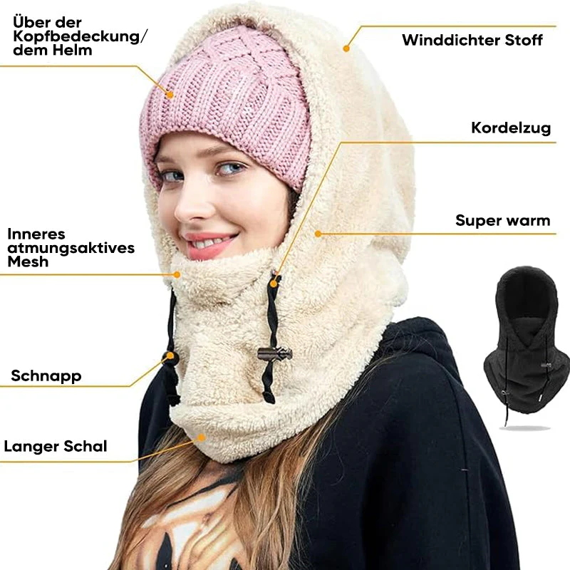 SnuggleHood™ | Warme Plüschkapuze - Image 4