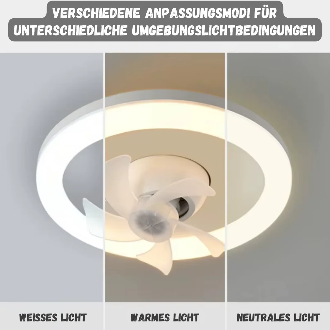 TwirlGlow™ - 360 drehbare Deckenventilatorleuchte - Image 3