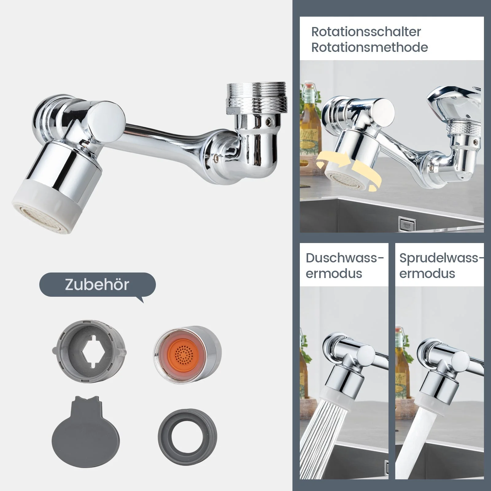 TwistTap™ - 1080 Grad drehbarer Verlängerungshahn - Image 6