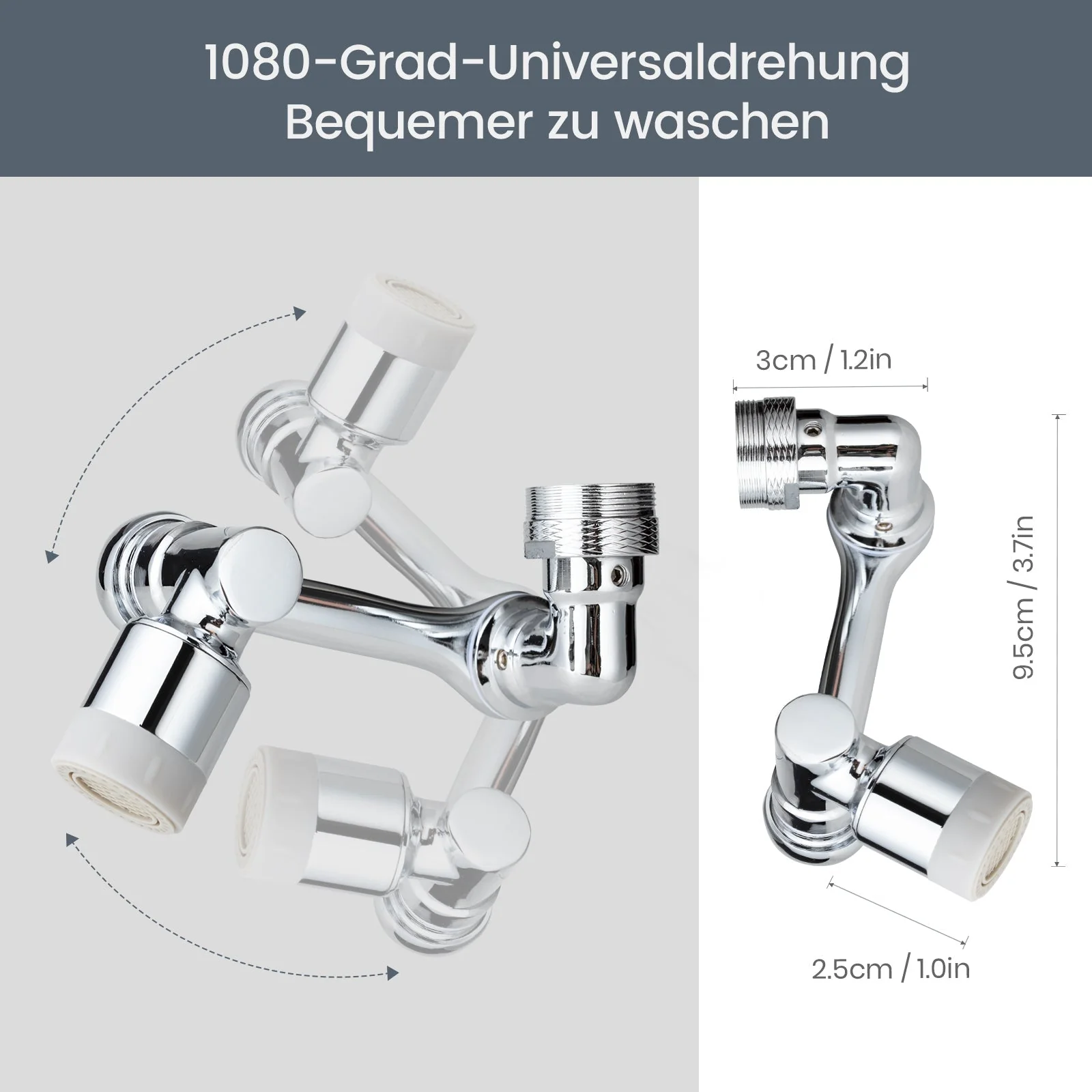 TwistTap™ - 1080 Grad drehbarer Verlängerungshahn - Image 8