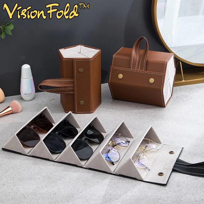 VisionFold⢠| Faltbare Sonnenbrillen-Organizer-Tasche