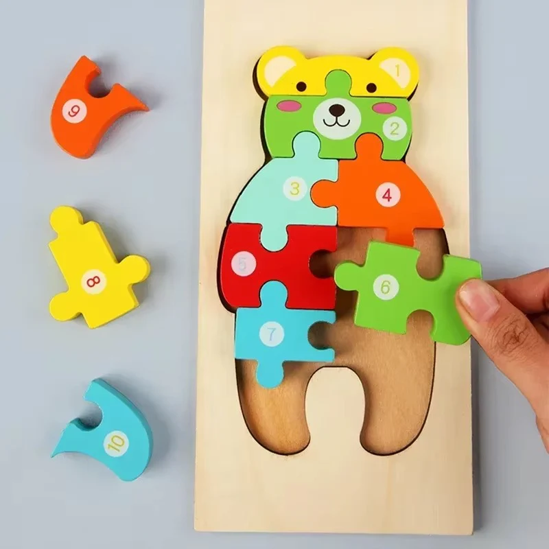 WildPuzzle™ | Montessori Holz Puzzle (1+1 GRATIS) - Image 4