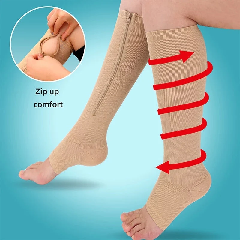 ZipSox™ - Kompressionssocken mit Reißverschluss - Image 4